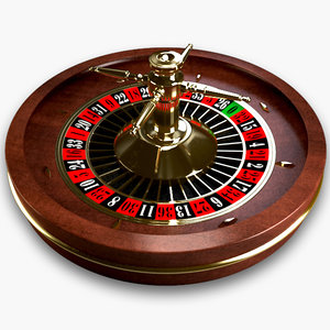 3d roulette wheel model