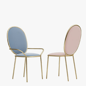 stay dining chair 3ds