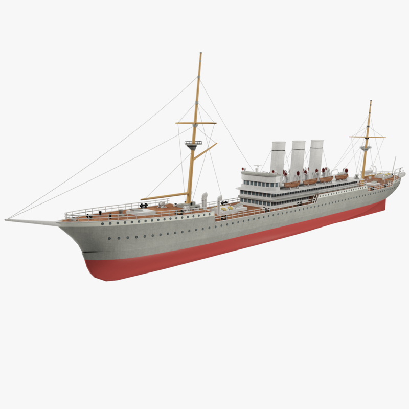 3d steamship rion