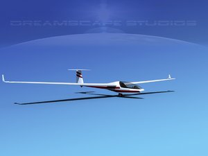 dg-300 glider 3d dxf