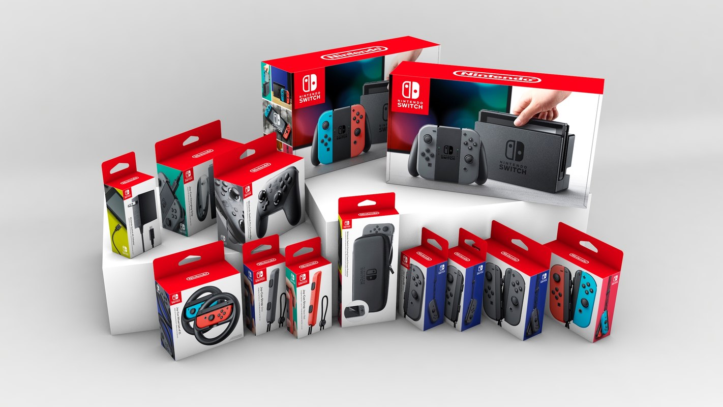 what's in a nintendo switch box