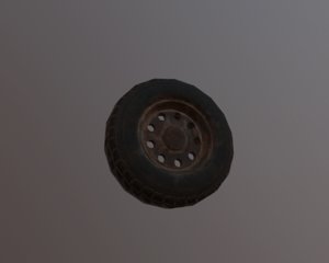car wheel 3d model