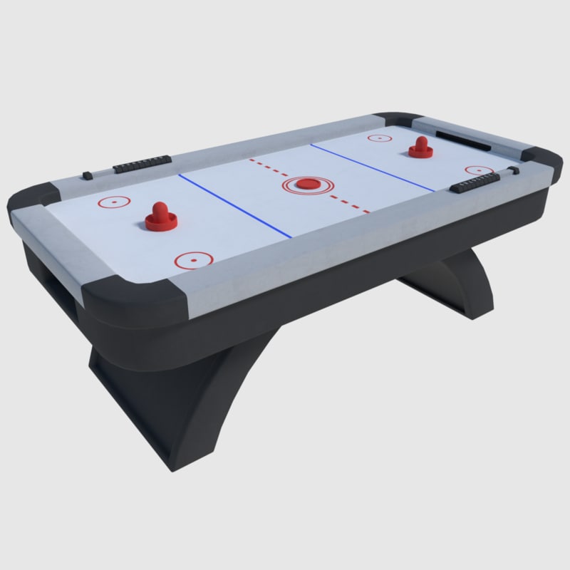 air hockey 3d model