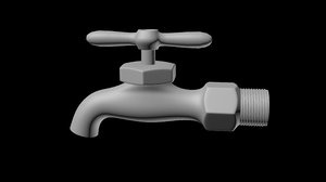 bibb faucet 3d model