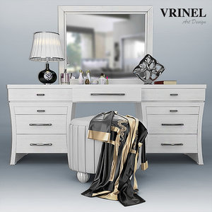 dressing table - vrinel 3d max