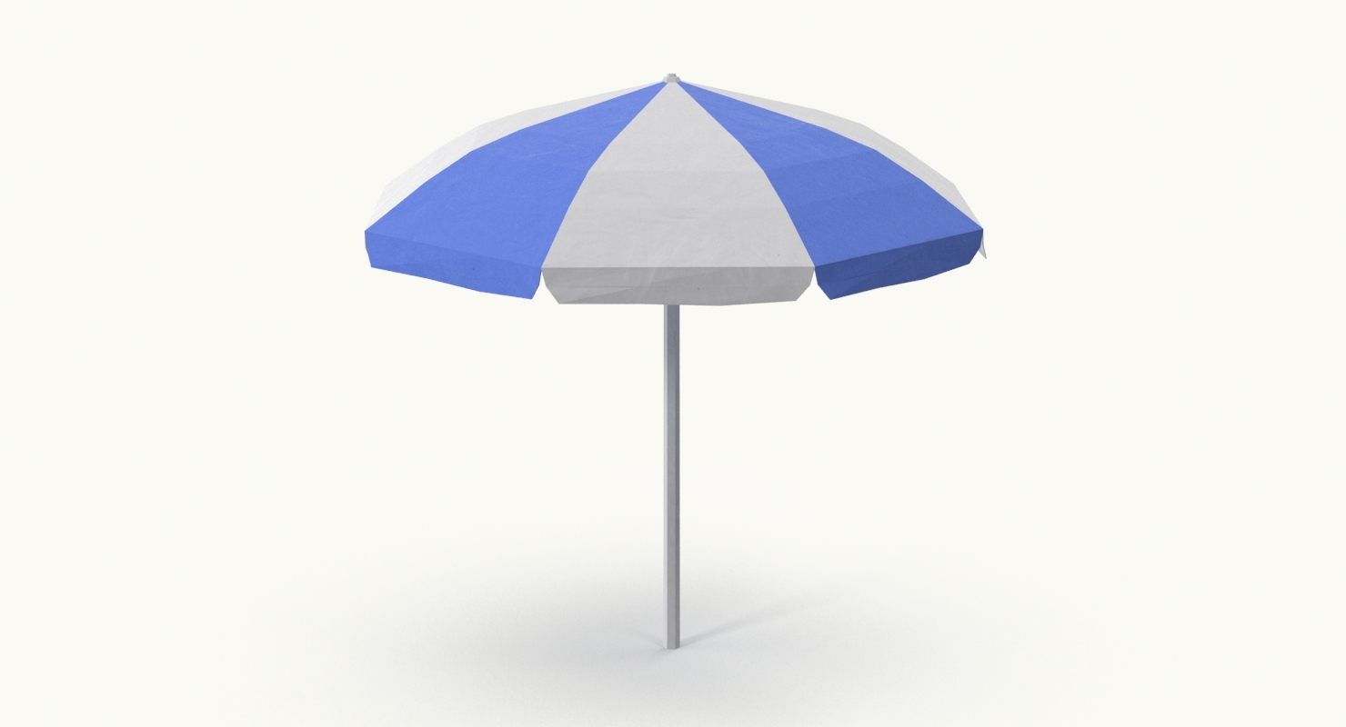 Modelo Sombrilla De Playa Low Poly Turbosquid 1126846 Modelo Sombrilla De Playa Low Poly