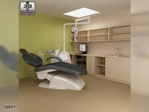 dental surgery - hospital 3d model