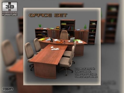 max luxury office set