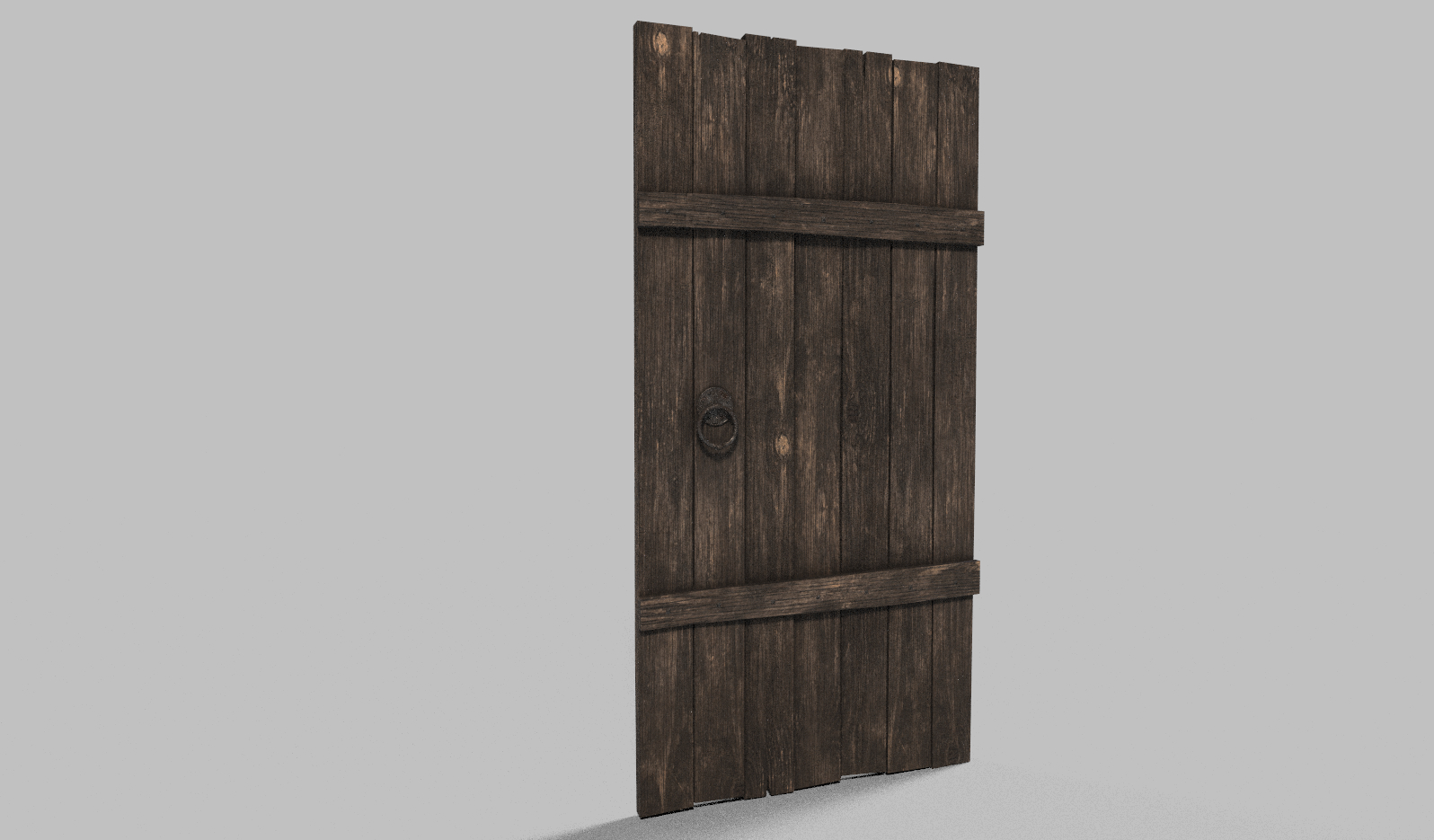 Modelo 3d Puerta Medieval Turbosquid 1126894