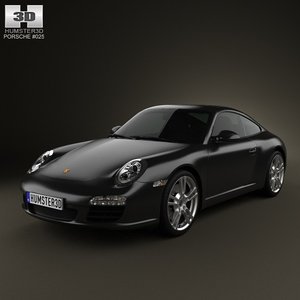 porsche 911 carrera 3d model