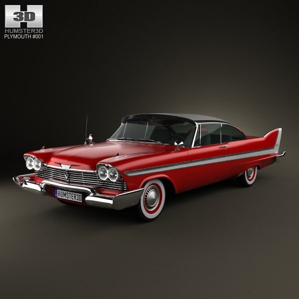 3d model plymouth fury sport