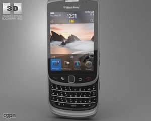 blackberry torch 9800 3d model