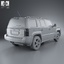 jeep patriot 2011 3d model