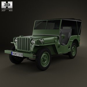 willys 1941 3d max