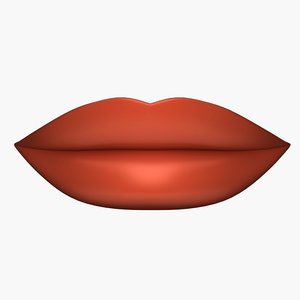 lips 3d model