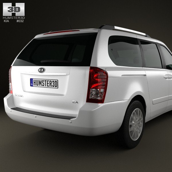 3D модель Киа Седона (Карнавал) LWB 2012 - TurboSquid 1132030