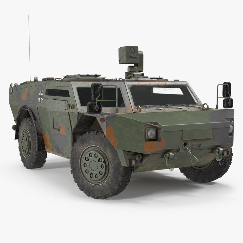 fennek german reconnaissance vehicle 3d model