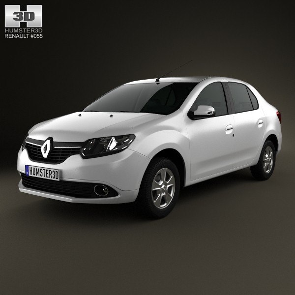 Renault logan 3d model