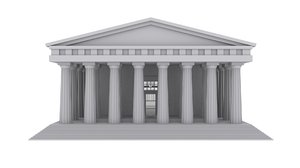 doric greek temple 3d model