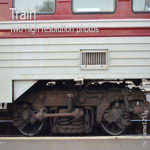 Post-Soviet Ukrainian Train - Two High-Definition Photos