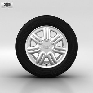 3d daewoo wheel