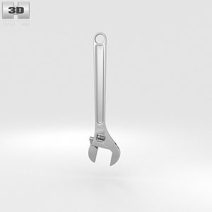 wrench adjustable 3d 3ds