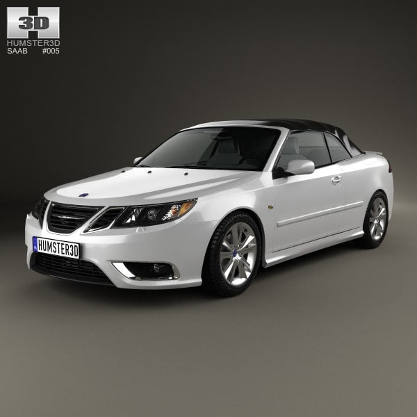 Saab 3d model