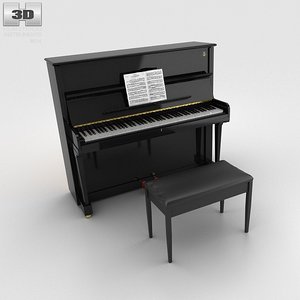 piano 3d model