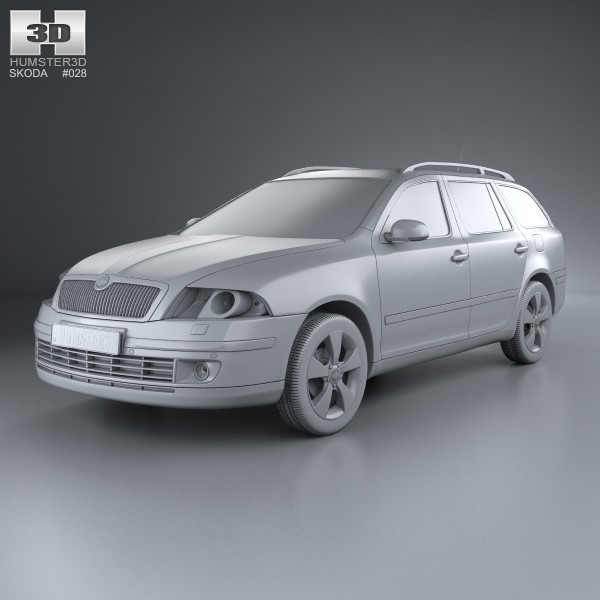 skoda octavia combi 20053d模型