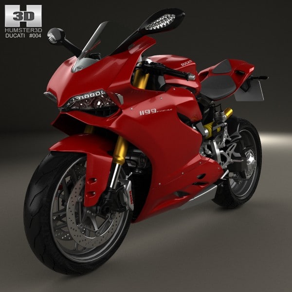 3d model ducati 1199 panigale