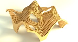 3d plywood structure street