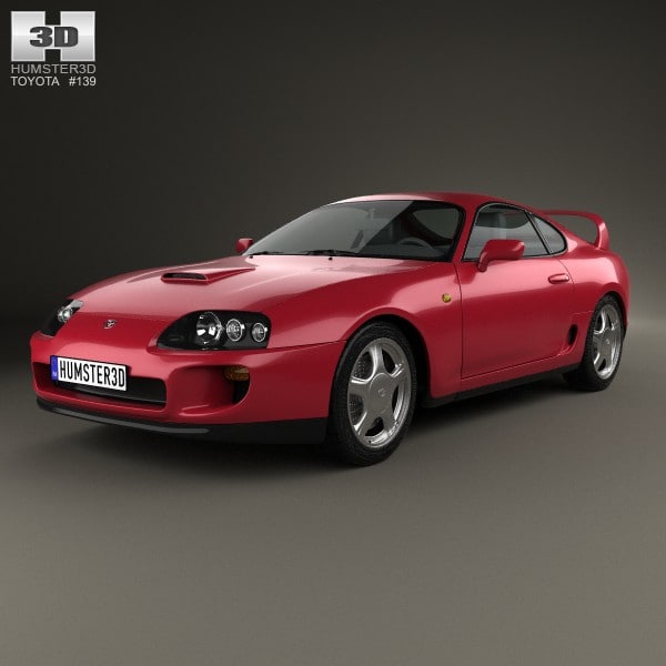 3D модель Тойота Супра 1993 - TurboSquid 1130282