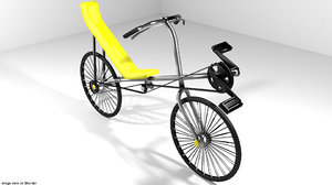 bicycle cycle recumbent 3ds