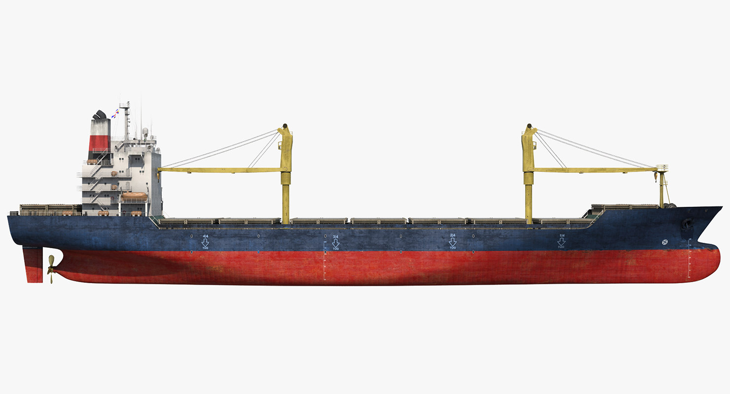 sea cargo ship generic 3d model