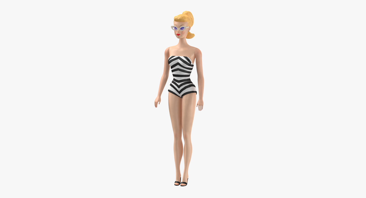 Barbie 3d Model Free