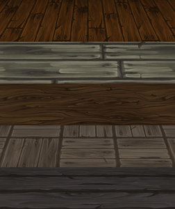 Handpainted Wood pack 1