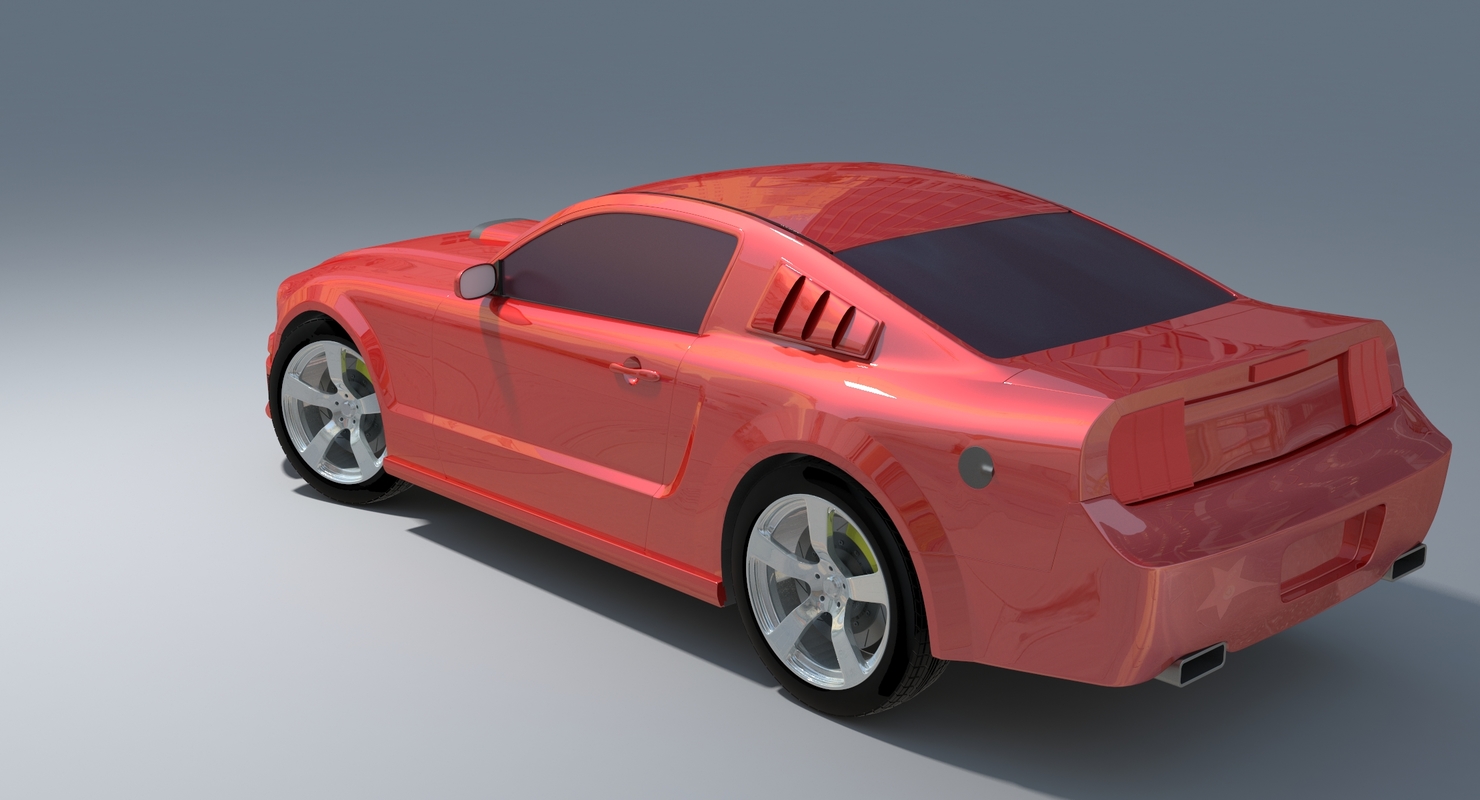 Ford mustang 3d model