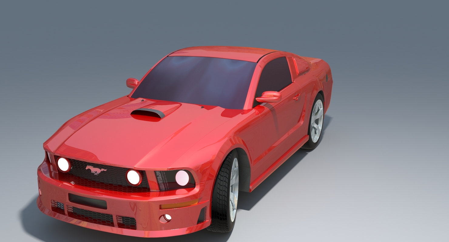 Ford mustang 3d model