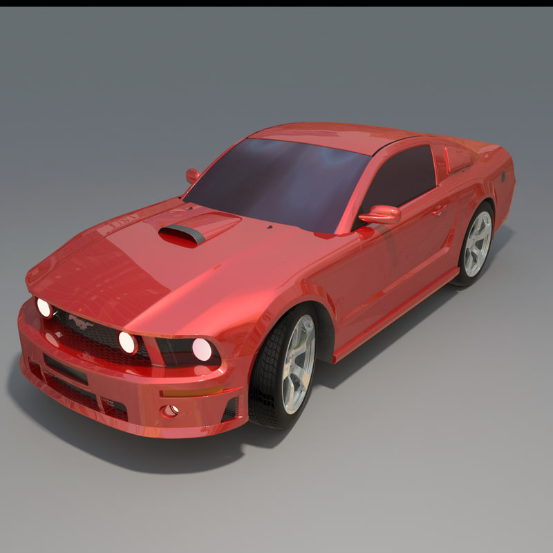 Ford mustang 3d model