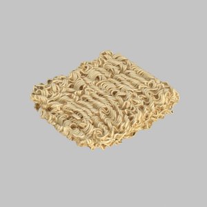 instant noodles 3d model