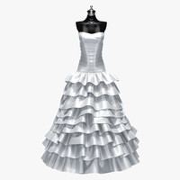 Wedding Dress 3D Models for Download | TurboSquid