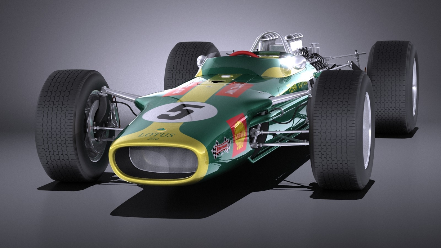 ロータス49 19671970 VRAY3Dモデル TurboSquid 1128719