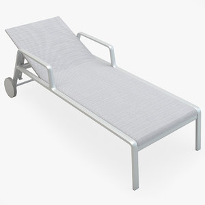 3d kettal park life deckchair model