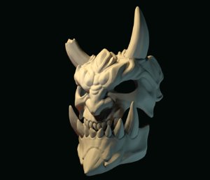 fbx demon mask