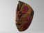 carved mask 3d obj