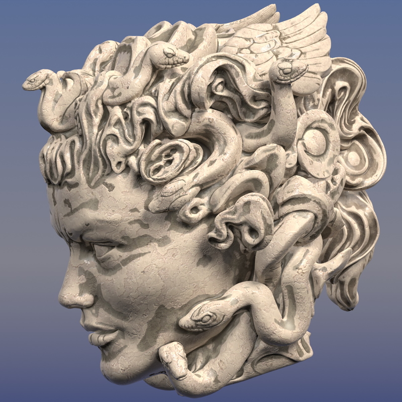 medusa head wall sculpture