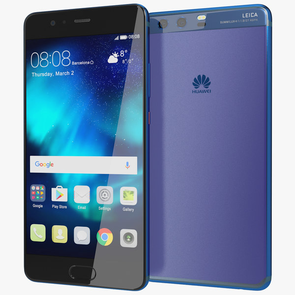 3d realistic huawei p10 dazzling model