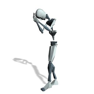 Mocap People crying walk T01