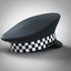 3d uk police hat model