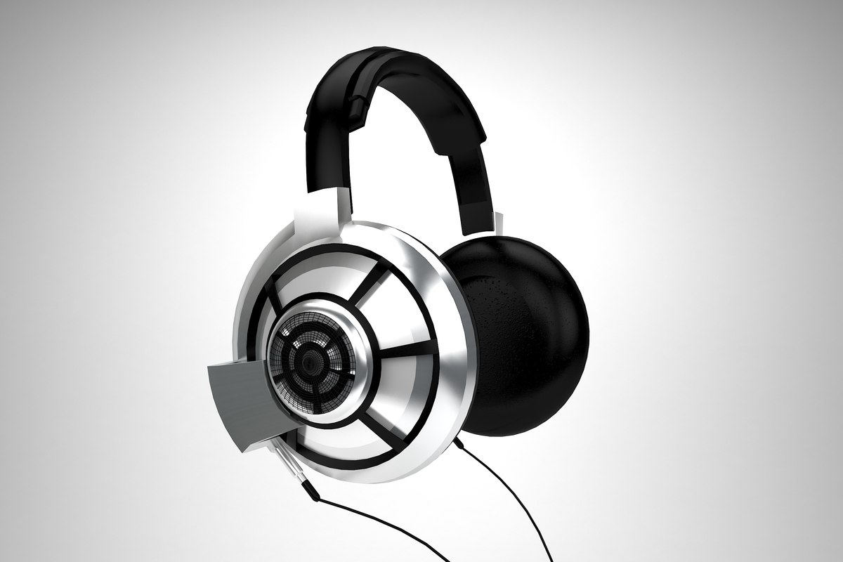 headphone 3d model